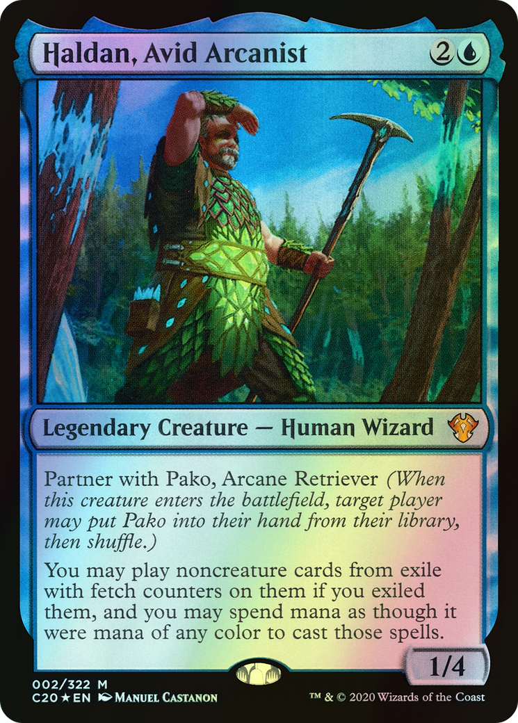 Haldan, Avid Arcanist (C20) #2 [EN/F] s/o