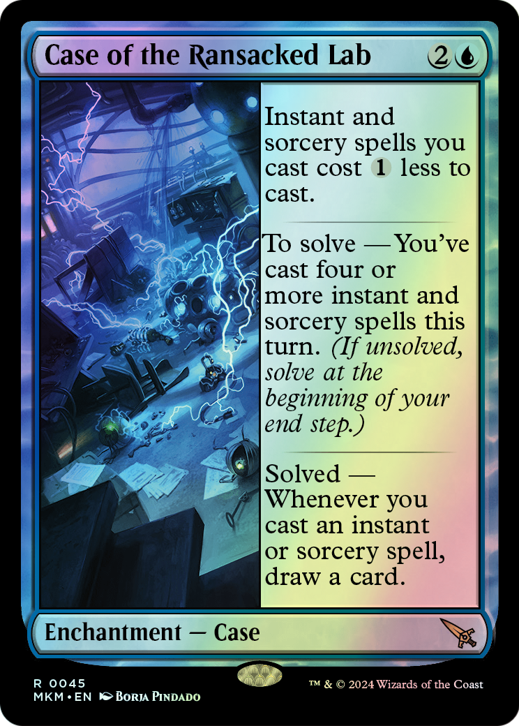 Case of the Ransacked Lab (MKM) #45 [EN/F] s/o