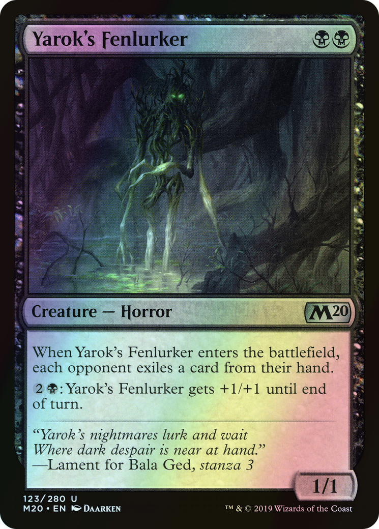 Yarok's Fenlurker (M20) #123 [EN/F]