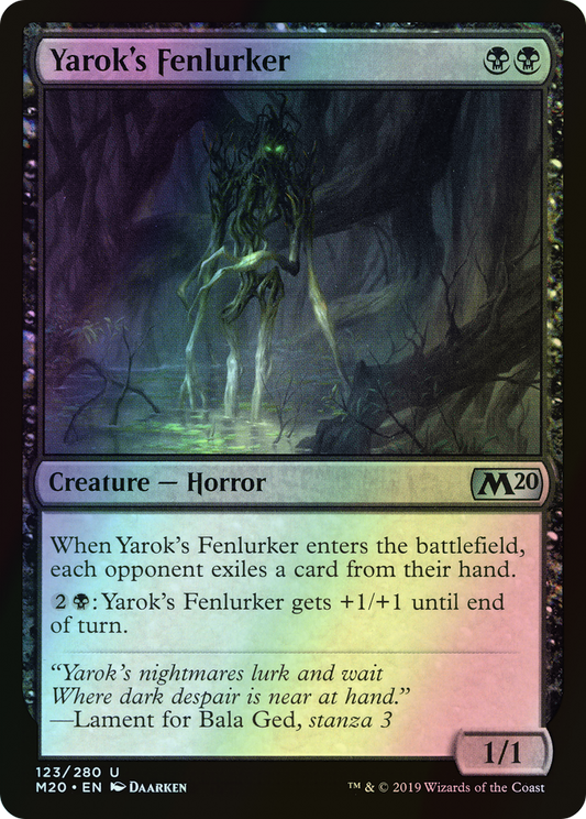Yarok's Fenlurker (M20) #123 [EN/F]