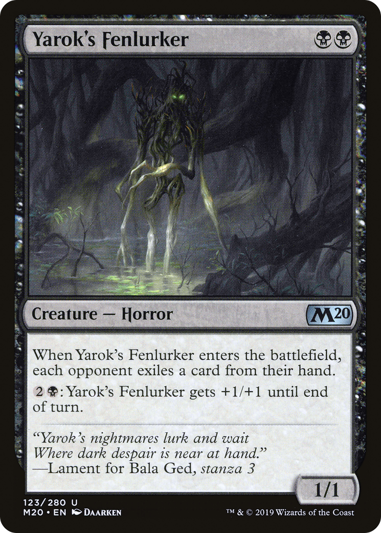Yarok's Fenlurker (M20) #123 [EN/N]