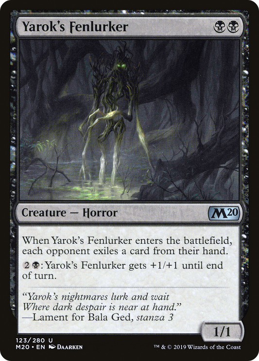 Yarok's Fenlurker (M20) #123 [EN/N]