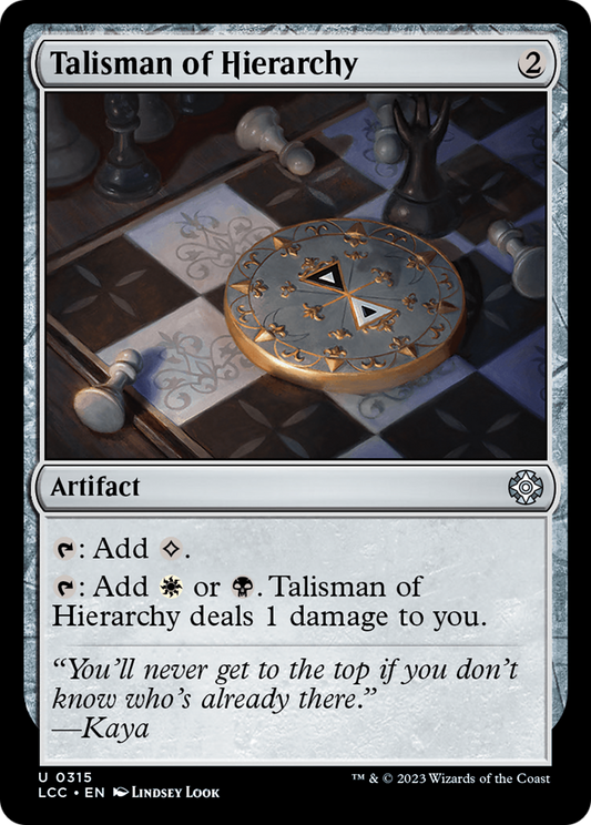 Talisman of Hierarchy (LCC) #315 [EN/N] s/o