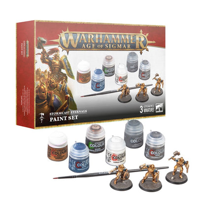 60-10 Warhammer Age of Sigmar Stormcast Eternals + Paint Set