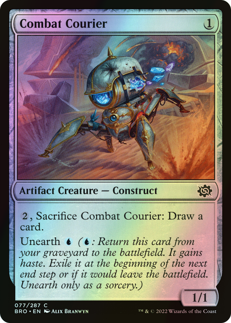 Combat Courier (BRO) #77 [EN/F] s/o