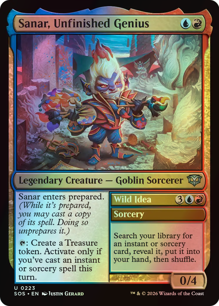 Sanar, Unfinished Genius // Wild Idea (SOS) #223 [EN/F]