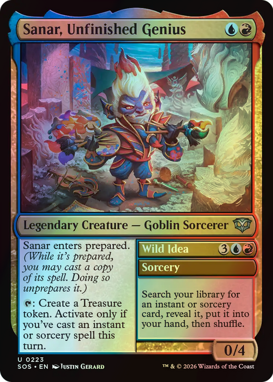 Sanar, Unfinished Genius // Wild Idea (SOS) #223 [EN/F]