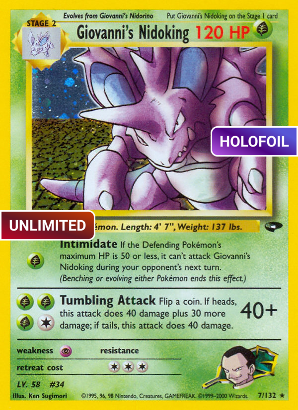 Giovanni's Nidoking (G2) #007 [EN/UH]