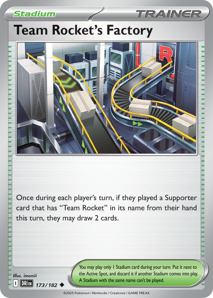 Team Rocket's Factory (DRI) #173 [EN/N] s/o