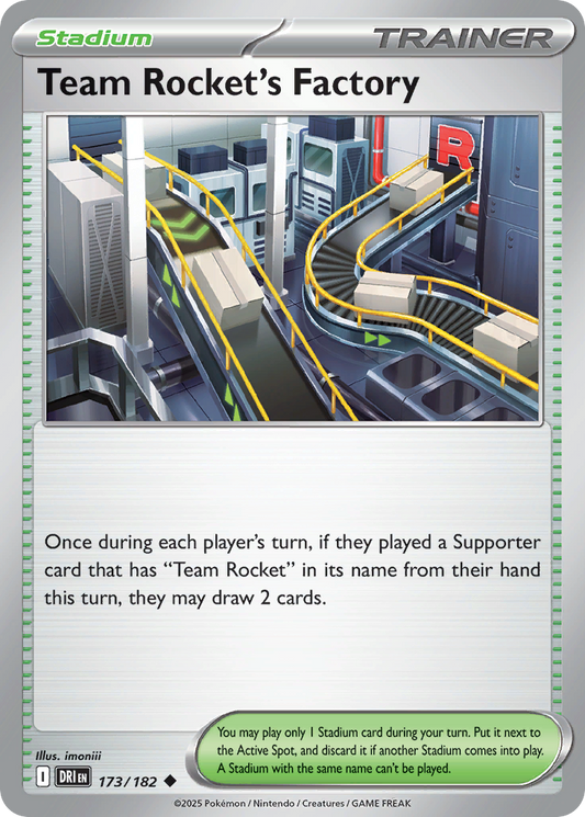 Team Rocket's Factory (DRI) #173 [EN/N] s/o