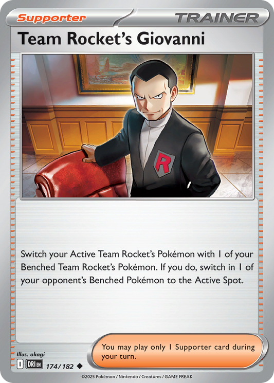 Team Rocket's Giovanni (DRI) #174 [EN/N] s/o