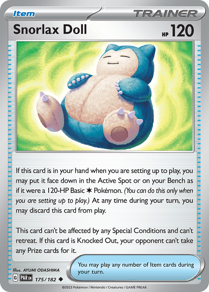 Snorlax Doll (PAR) #175 [EN/N] s/o