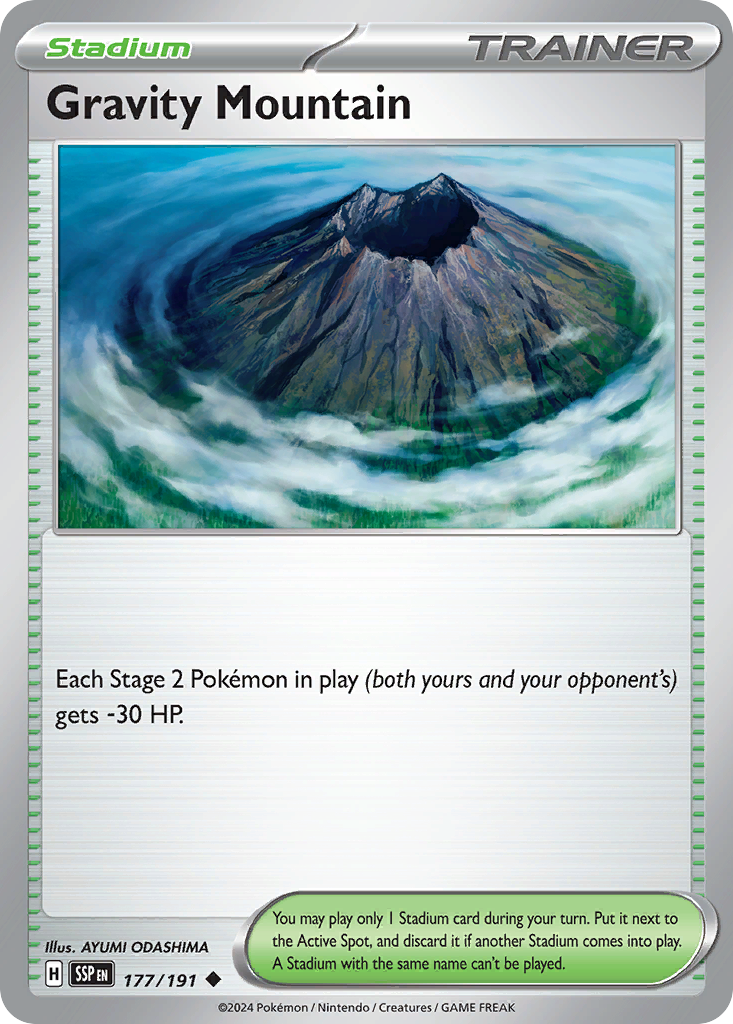 Gravity Mountain (SSP) #177 [EN/N] s/o