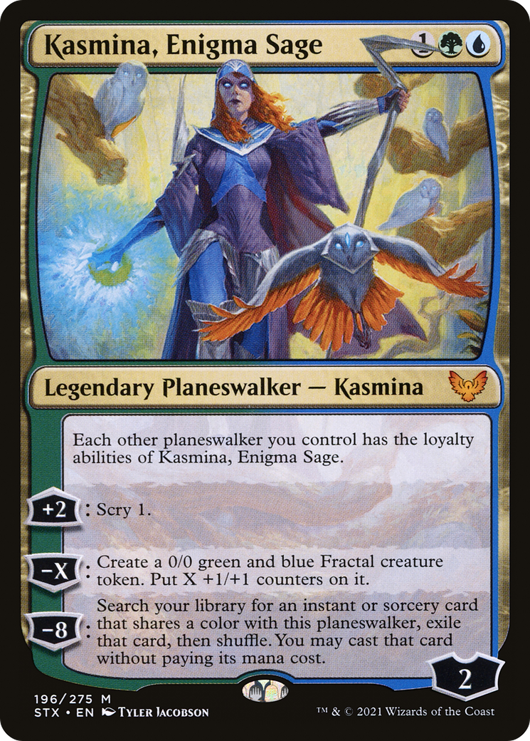 Kasmina, Enigma Sage (STX) #196 [EN/N]