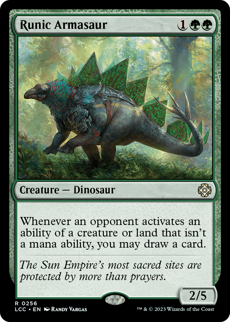Runic Armasaur (LCC) #256 [EN/N]