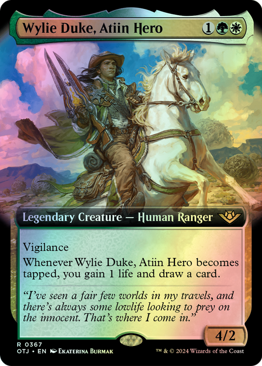Wylie Duke, Atiin Hero (OTJ) #367 [EN/F] s/o