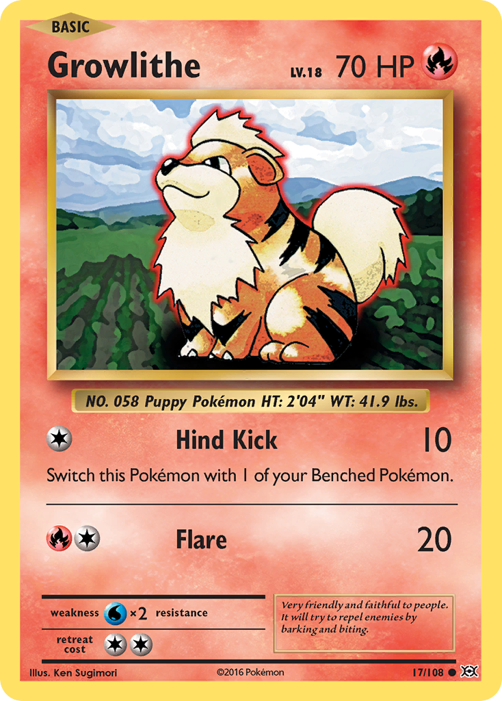 Growlithe (EVO) #17 [EN/N] s/o