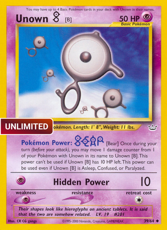 Unown [B] (N3) #39 [EN/U]