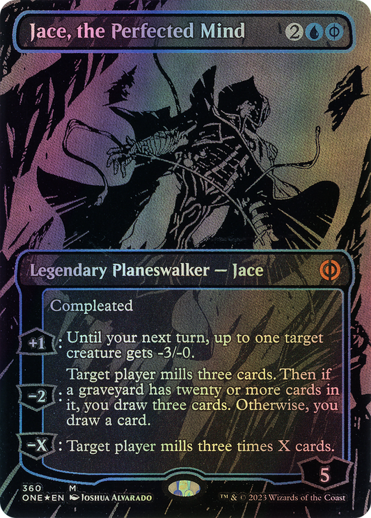 Jace, the Perfected Mind - Raised Foil (ONE) #360 [EN/F] s/o