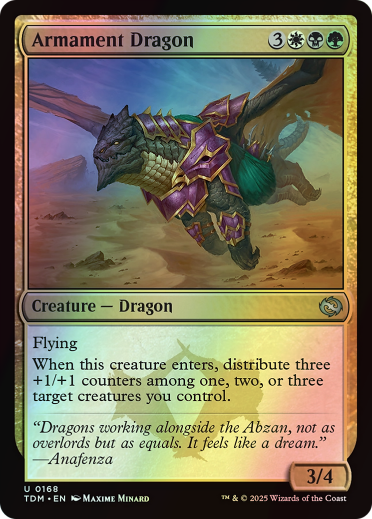 Armament Dragon (TDM) #168 [EN/F]