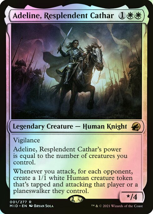 Adeline, Resplendent Cathar (MID) #1 [EN/F] s/o