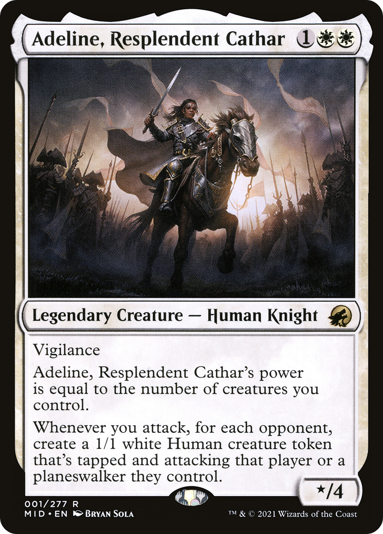 Adeline, Resplendent Cathar (MID) #1 [EN/N] s/o