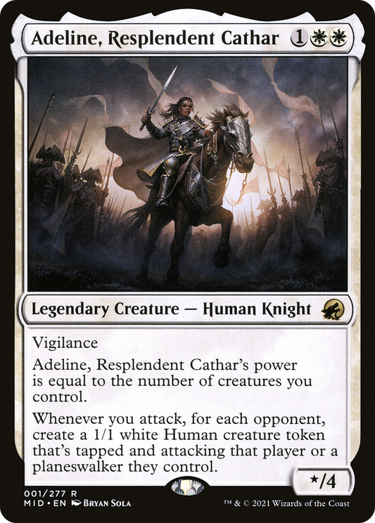 Adeline, Resplendent Cathar (MID) #1 [EN/N] s/o