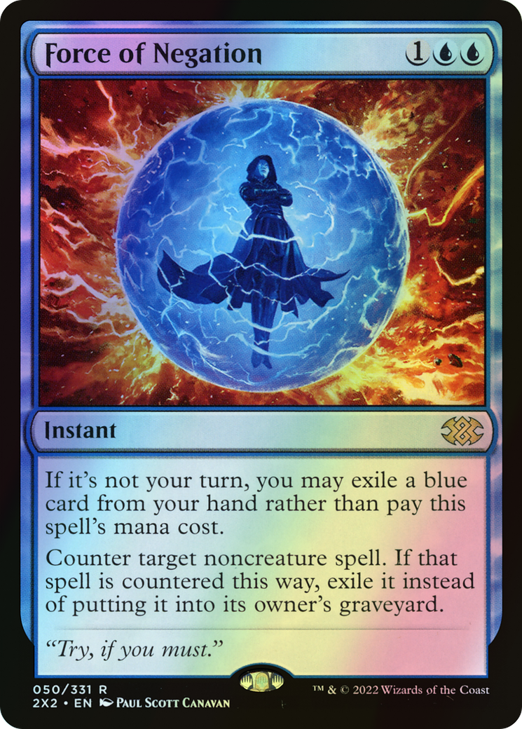 Force of Negation (2X2) #50 [EN/F] s/o