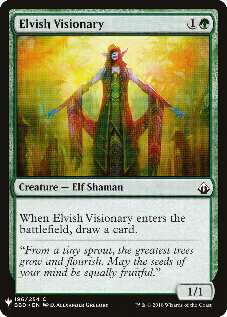 Elvish Visionary (PLST) #BBD-196 [EN/N]