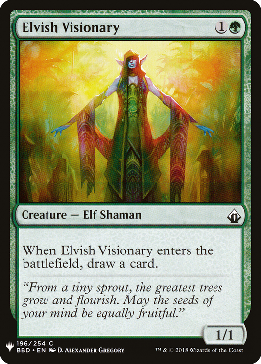 Elvish Visionary (PLST) #BBD-196 [EN/N]