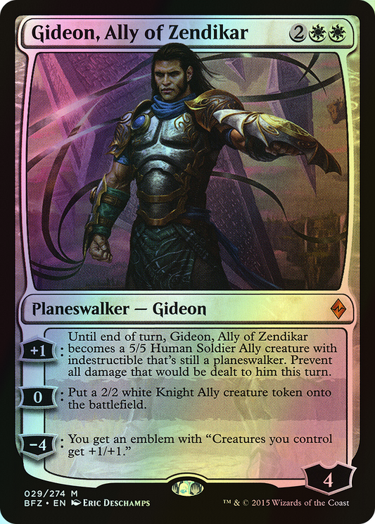 Gideon, Ally of Zendikar (BFZ) #29 [EN/F] s/o