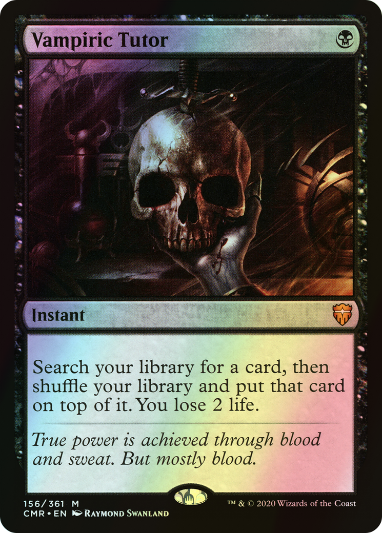 Vampiric Tutor (CMR) #156 [EN/F]