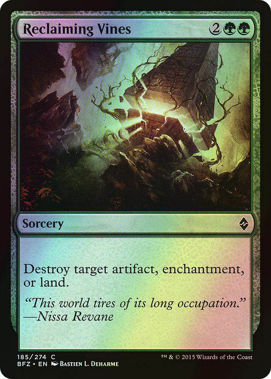 Reclaiming Vines (BFZ) #185 [EN/F] s/o
