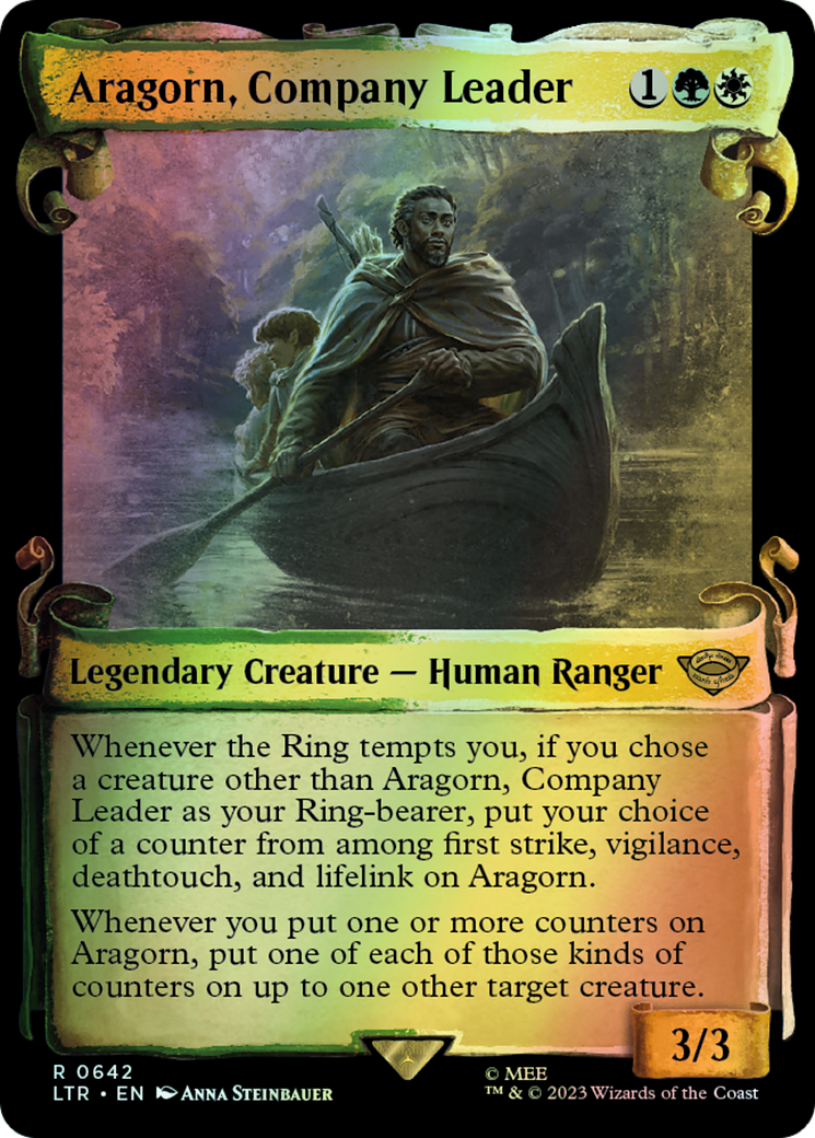 Aragorn, Company Leader - Silver Foil (LTR) #642 [EN/F]