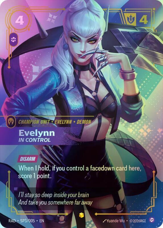 Evelynn, In Control (K/DA Special Art Card) (RAD) #SP3 [EN/F]