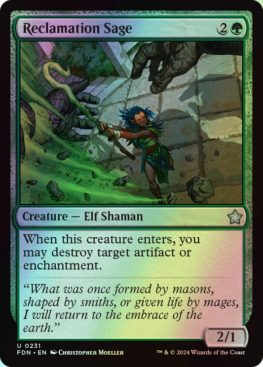 Reclamation Sage (FDN) #231 [EN/F] s/o