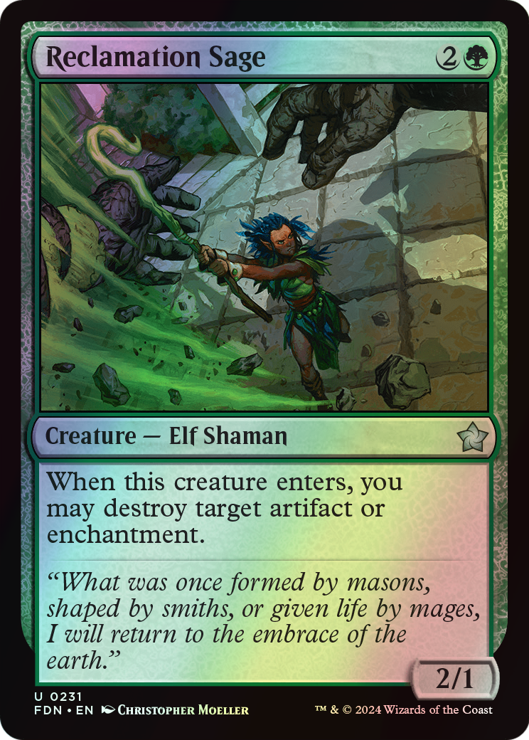 Reclamation Sage (FDN) #231 [EN/F] s/o