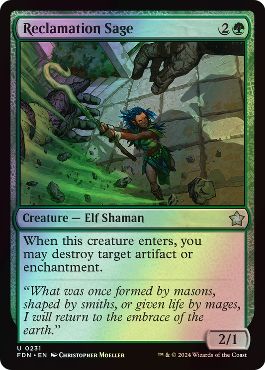 Reclamation Sage (FDN) #231 [EN/F] s/o