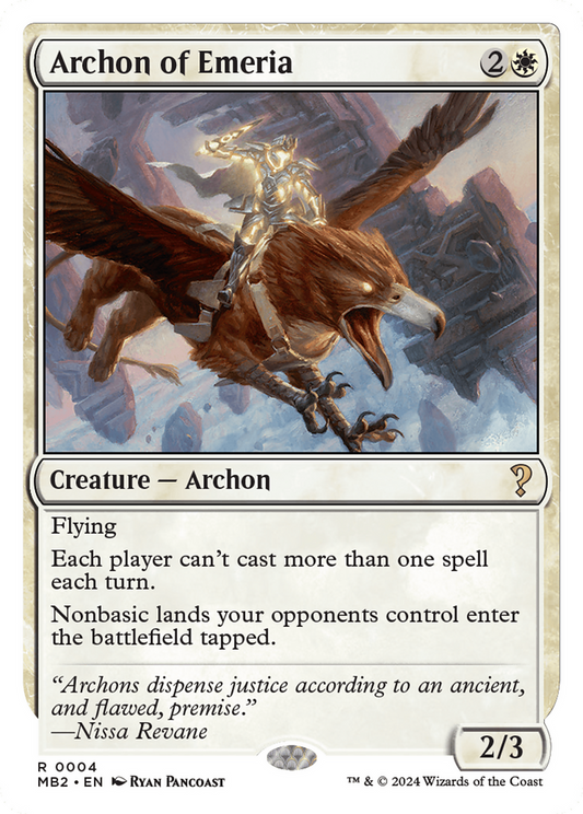 Archon of Emeria (MB2) #4 [EN/N] s/o