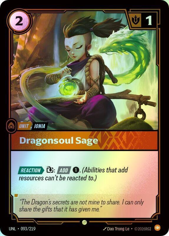 Dragonsoul Sage (UNL) #093 [EN/F]