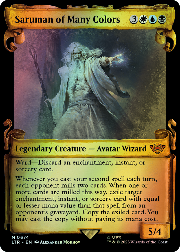 Saruman of Many Colors - Silver Foil (LTR) #674 [EN/F] s/o