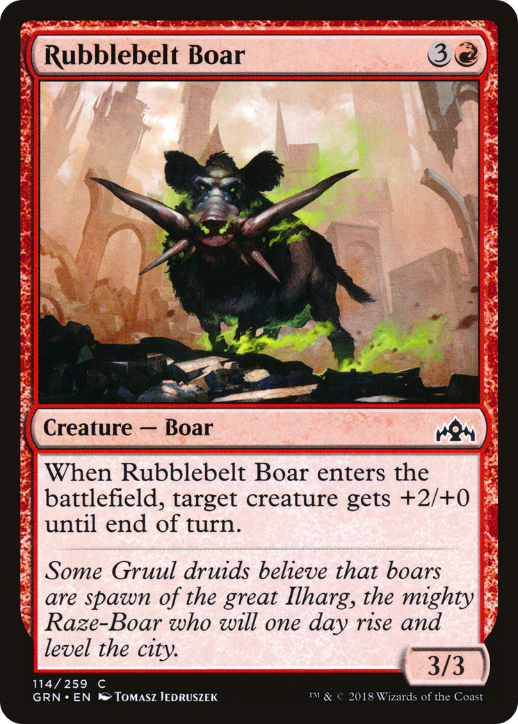 Rubblebelt Boar (GRN) #114 [EN/N]
