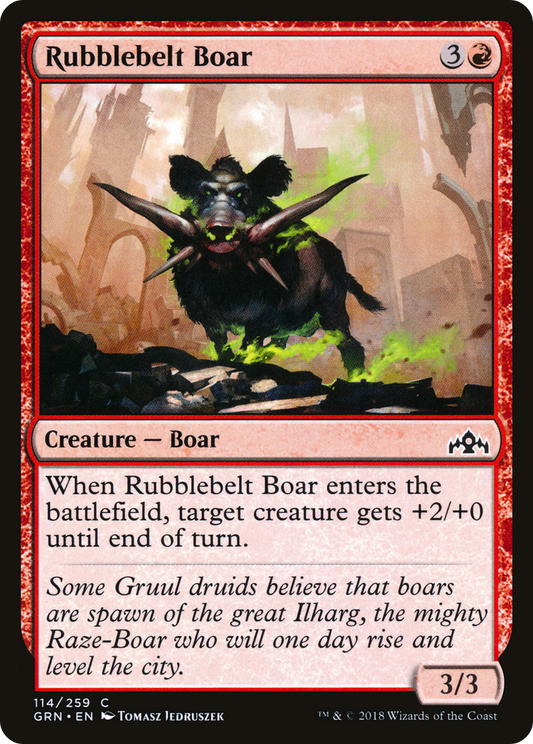 Rubblebelt Boar (GRN) #114 [EN/N]