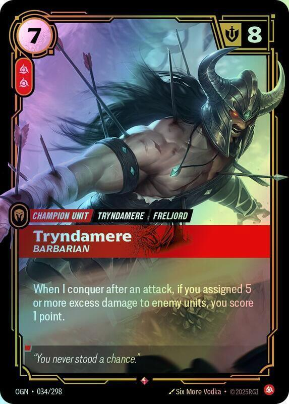 Tryndamere - Barbarian (OGN) #034 [EN/F]