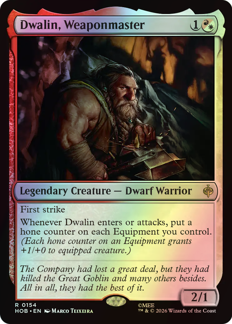 Dwalin, Weaponmaster (HOB) #154 [EN/F]