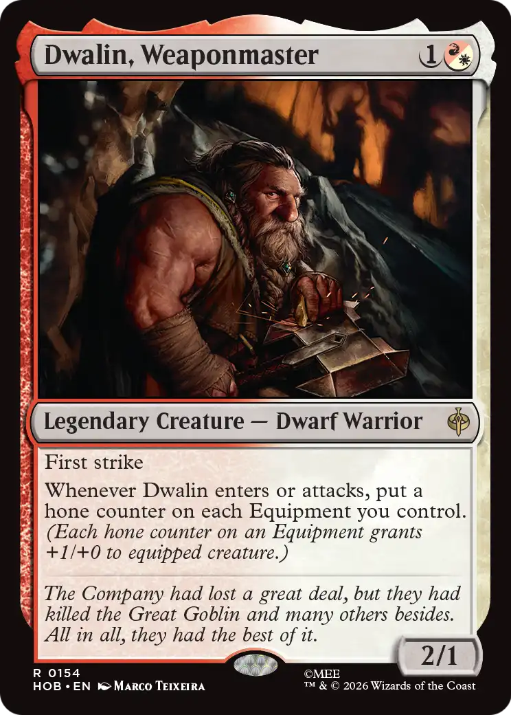 Dwalin, Weaponmaster (HOB) #154 [EN/N]