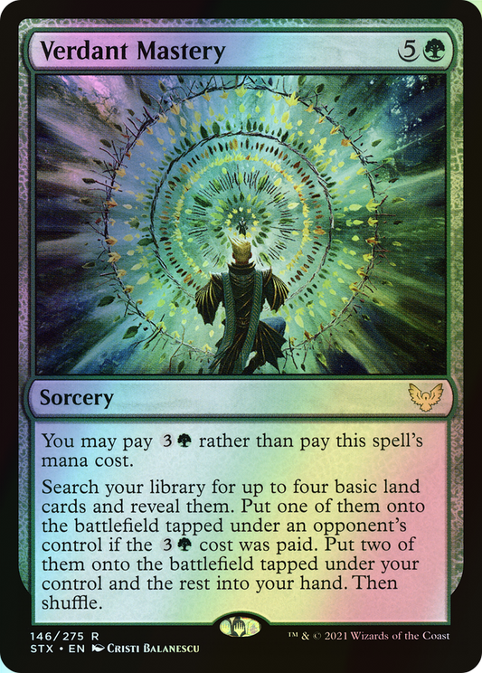Verdant Mastery (STX) #146 [EN/F] s/o