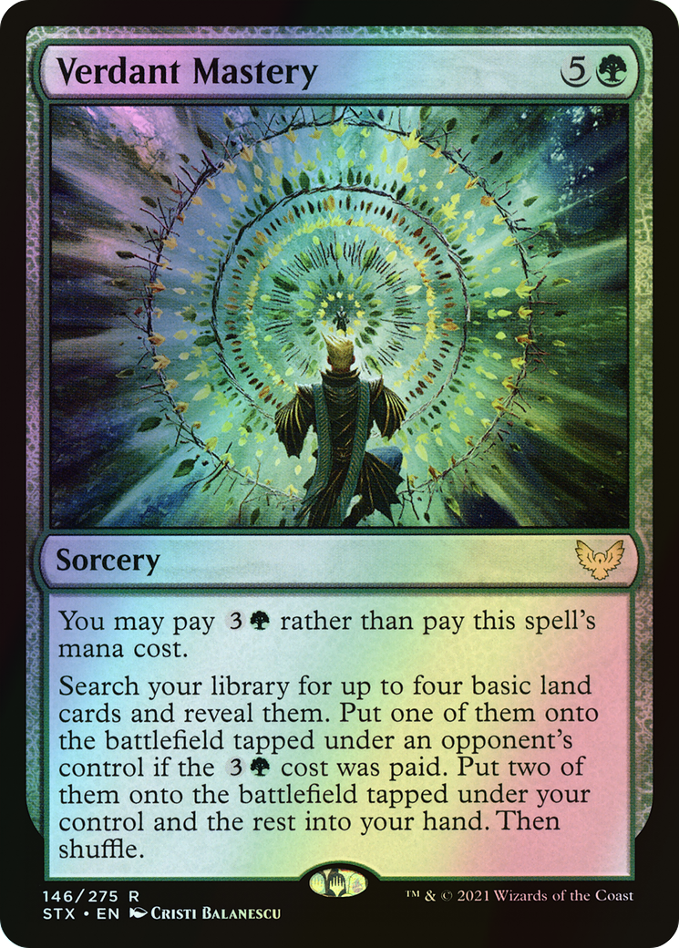 Verdant Mastery (STX) #146 [EN/F] s/o