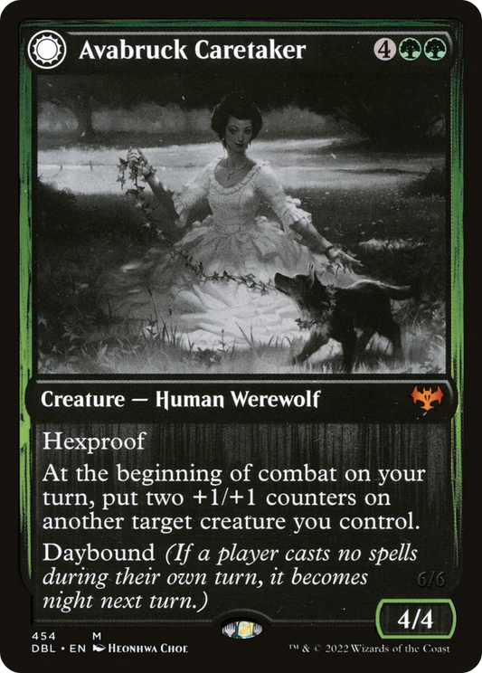 Avabruck Caretaker // Hollowhenge Huntmaster (DBL) #454 [EN/N]