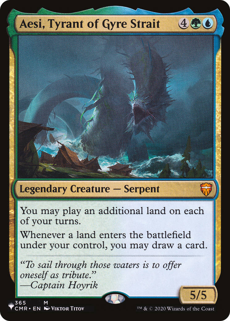 Aesi, Tyrant of Gyre Strait (PLST) #CMR-365 [EN/N]